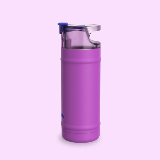bubba 18 oz DualSip Insulated Stainless Steel Water Bottle - Mood Booster - US 8712