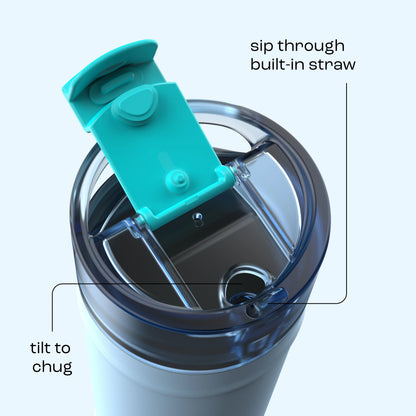 bubba 32 oz DualSip Insulated Stainless Steel Water Bottle - Daydreamin - US 8191