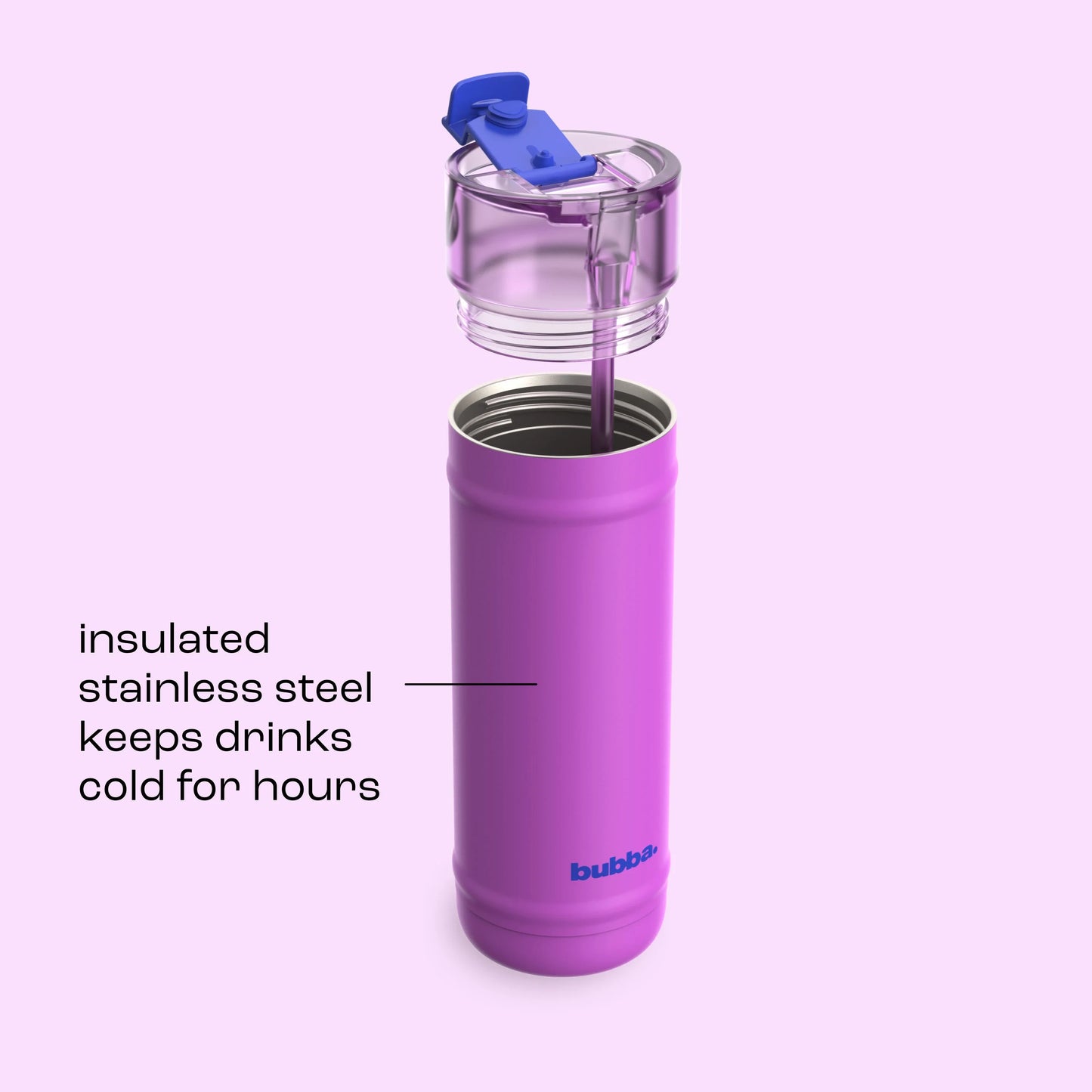 bubba 32 oz DualSip Insulated Stainless Steel Water Bottle - Mood Booster - US 1672