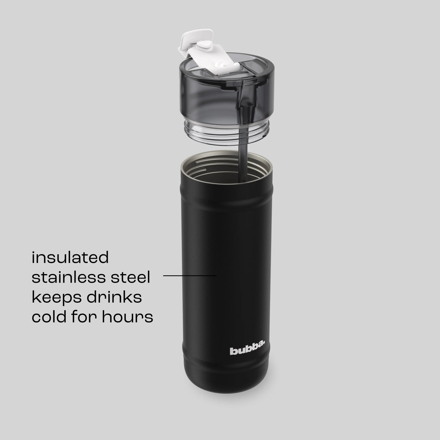 bubba 32 oz DualSip Insulated Stainless Steel Water Bottle - Office Siren - US 0022