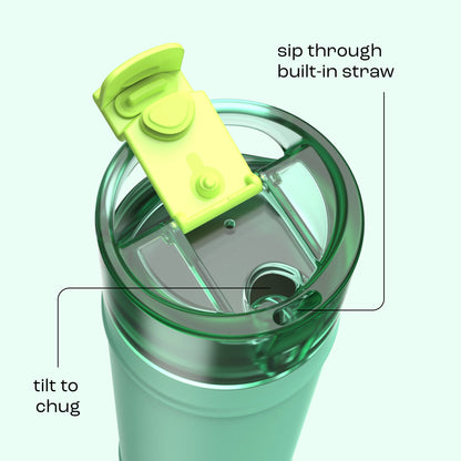 bubba 24 oz DualSip Insulated Stainless Steel Water Bottle - Tropical Eclipse - US 6911