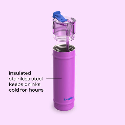 bubba 24 oz DualSip Insulated Stainless Steel Water Bottle - Mood Booster - US 5951