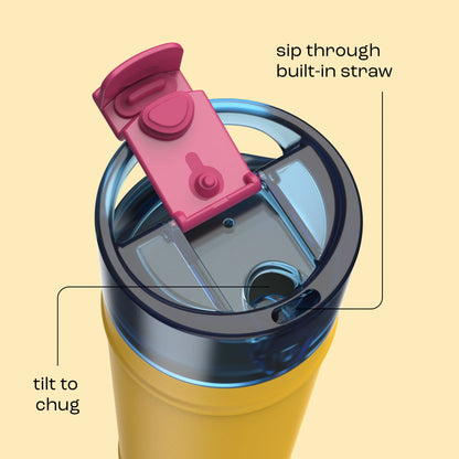 bubba 24 oz DualSip Insulated Stainless Steel Water Bottle - Spirit Week - US 9214