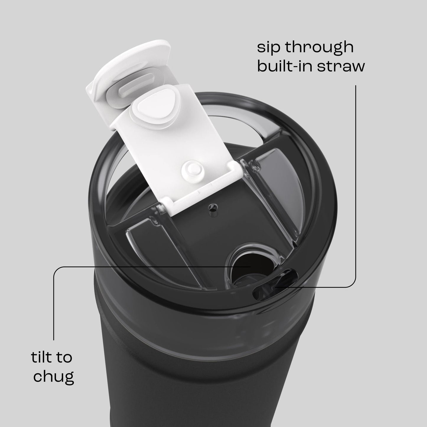 bubba 24 oz DualSip Insulated Stainless Steel Water Bottle - Office Siren - US 1173