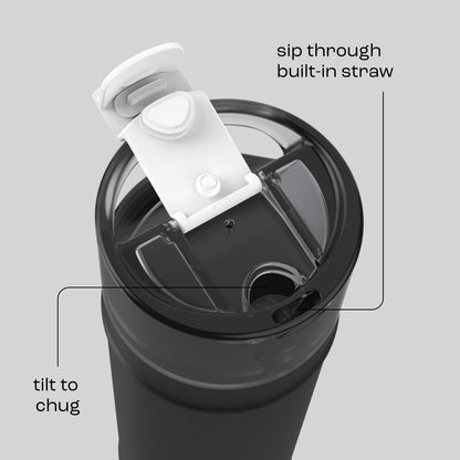 bubba 24 oz DualSip Insulated Stainless Steel Water Bottle - Office Siren - US 1173