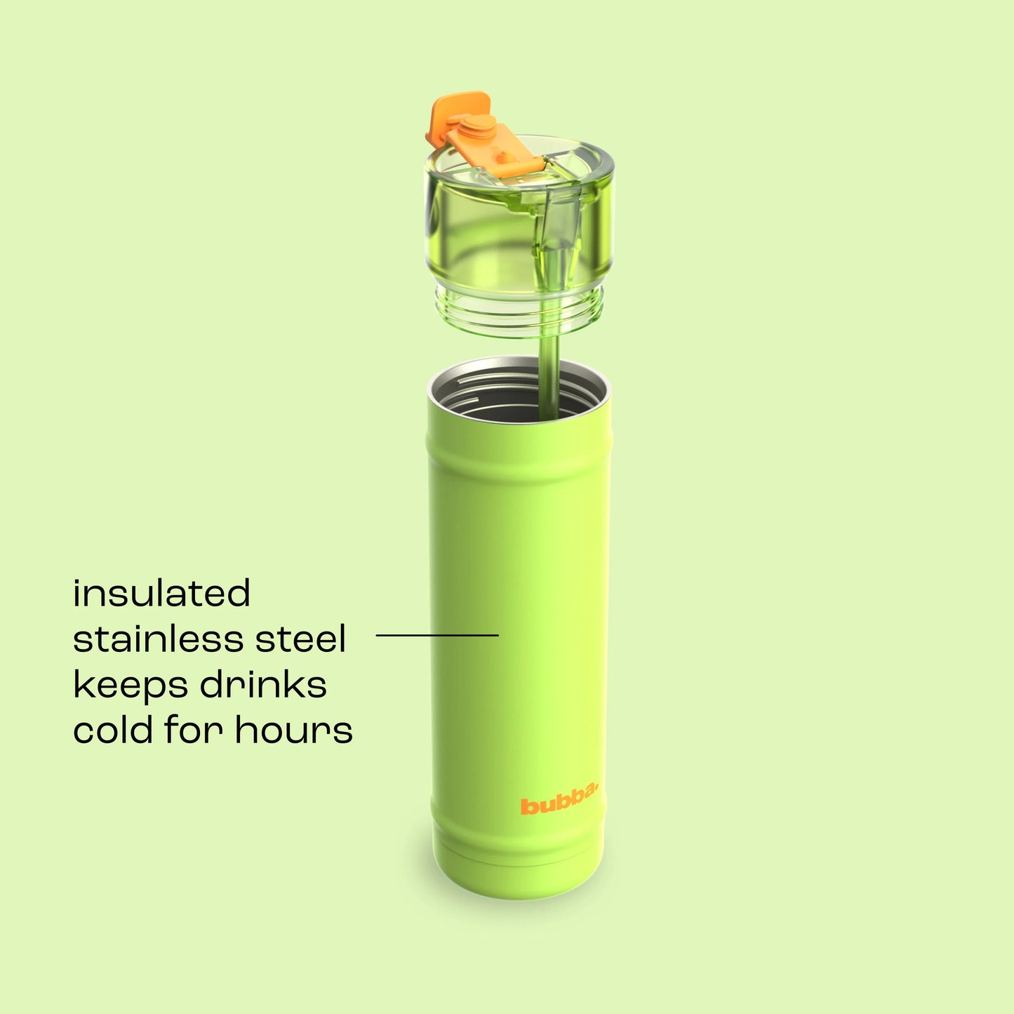 bubba 24 oz DualSip Insulated Stainless Steel Water Bottle - Glow Up - US 0422