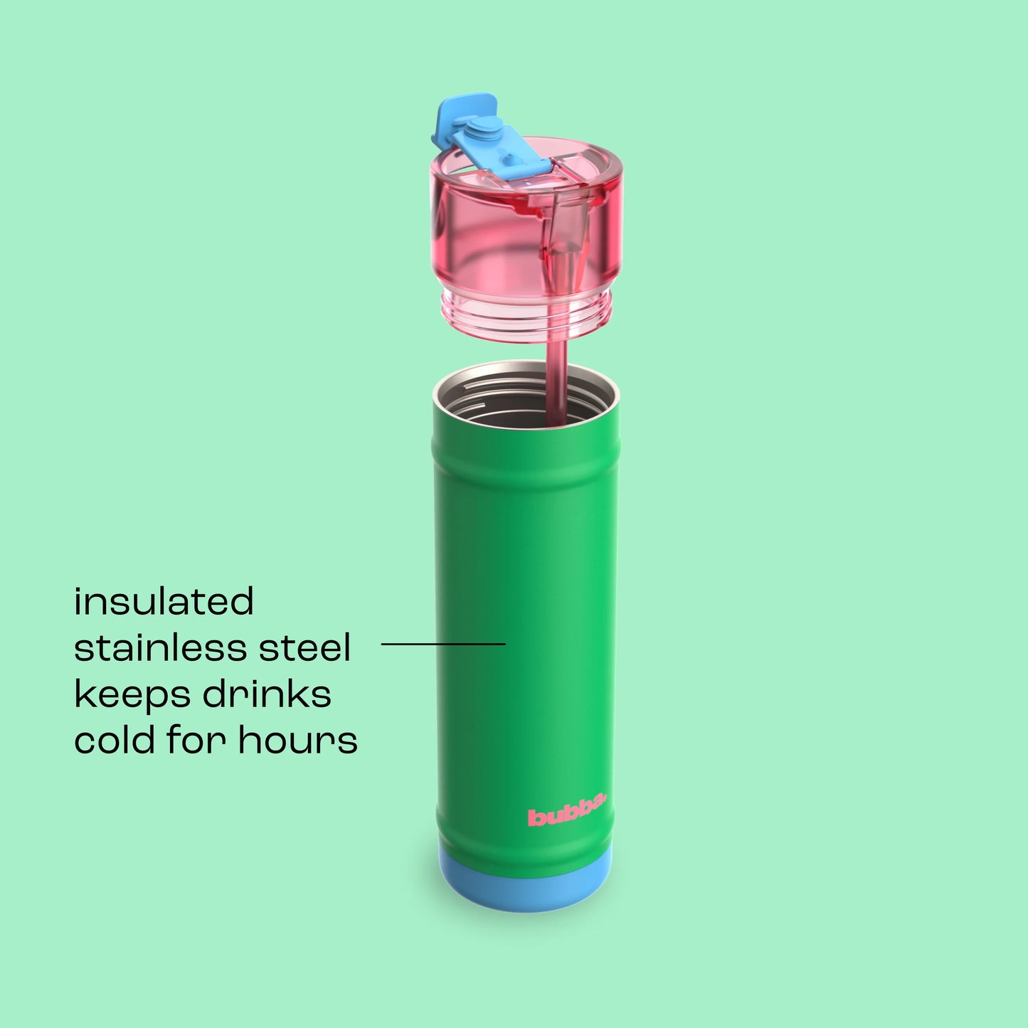 bubba 24 oz DualSip Insulated Stainless Steel Water Bottle - Fresh Serve - US 5390