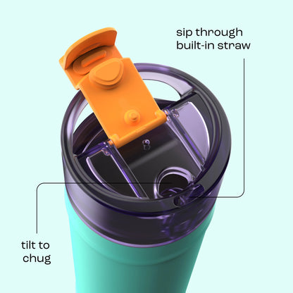 bubba 24 oz DualSip Insulated Stainless Steel Water Bottle -  Field Trip - US 9579