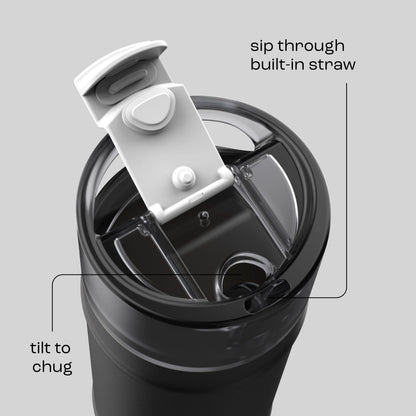 bubba 18 oz DualSip Insulated Stainless Steel Water Bottle -  Office Siren - US 3109