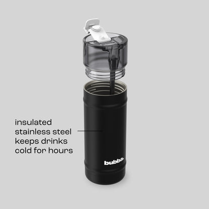 bubba 18 oz DualSip Insulated Stainless Steel Water Bottle -  Office Siren - US 3109