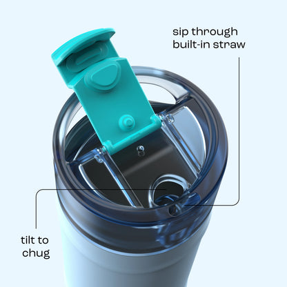 bubba 18 oz DualSip Insulated Stainless Steel Water Bottle - Daydreamin - US 5077