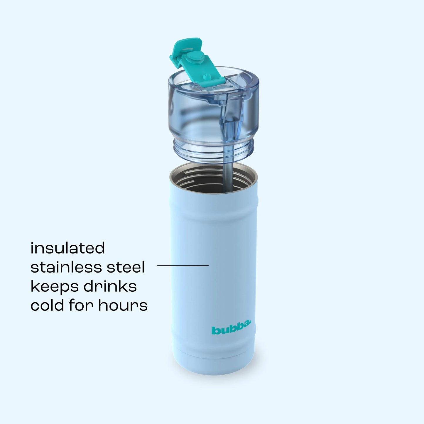 bubba 18 oz DualSip Insulated Stainless Steel Water Bottle - Daydreamin - US 5077