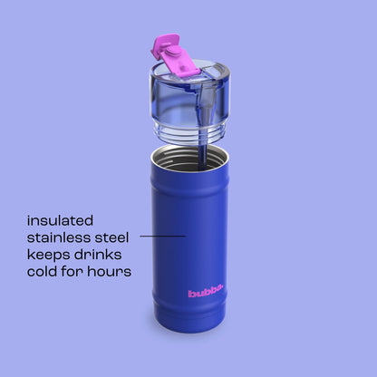 bubba 18 oz DualSip Insulated Stainless Steel Water Bottle - Ocean Energy - US 4703